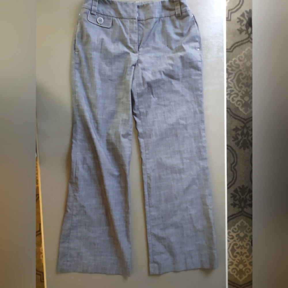 Wide Leg Grayish/ Blue Trousers